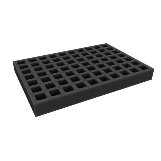 Pianka pełnego wymiaru z 70 wycięciami 27mmx27mm